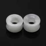 2pcs Organic Stone Ear Expanders Stretching Plug Earrings