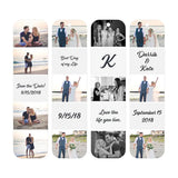2pcs Personalised Photo Bookmark With Tassel Christmas Memorial
