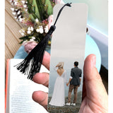 2pcs Personalised Photo Bookmark With Tassel Christmas Memorial