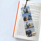 2pcs Personalised Photo Bookmark With Tassel Christmas Memorial