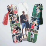 2pcs Personalised Photo Bookmark With Tassel Christmas Memorial