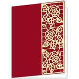 2pcs Flower Wall Cutting Dies Bird Cage Rose Morning Glory Embossing Stencils