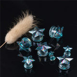 Glass Ear Plug Tunnel Gauges Stretcher Expander Earrings 6-16mm