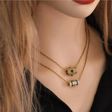 2pcs Evil Eye Charms Turquoise Bead Pendants for Necklace Making