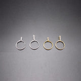 2pcs Silver Adjustable Spring Ring Jewelry Display Holder