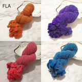 2pcs Gold/Silver Tensile Nylon Stocking Flowers DIY Accessory