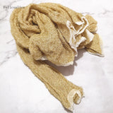2pcs Gold/Silver Tensile Nylon Stocking Flowers DIY Accessory