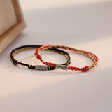 Braided Koi Fish Red String Bracelets for Couple Women Friends Lovers' Gift
