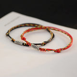 Braided Koi Fish Red String Bracelets for Couple Women Friends Lovers' Gift