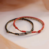 Braided Koi Fish Red String Bracelets for Couple Women Friends Lovers' Gift