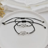 Infinite Love Card Couple Bracelet Set - Geometric Jewelry