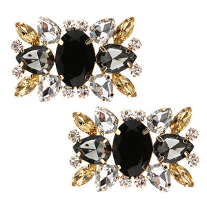 2pcs Rhinestone Charms Shoe Clips Decorative Shoe Buckle Accessory
