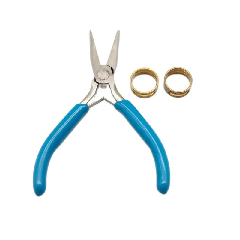 2pcs Jump Ring Opener Closing Finger Rings with Plier Jewelry Making Tools