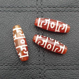 2pcs Tibet Dzi Agates Oval Beads 27-30mm Variety of Patterns