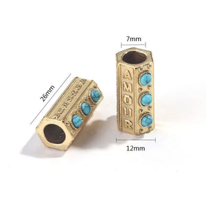 2pcs Stainless Steel Tube Spacer Beads for Jewelry Making
