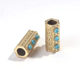 2pcs Stainless Steel Tube Spacer Beads for Jewelry Making