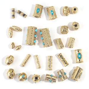 2pcs Stainless Steel Tube Spacer Beads for Jewelry Making