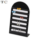 2pcs/Lot 126 Holes Earring Display Stand Acrylic Showing Rack Jewelry Holder