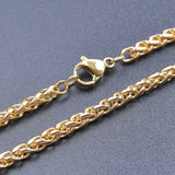 2pcs Stainless Steel Chain Necklaces for DIY Bracelets