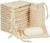 2pcs Sisal Hemp Soap Bags Blister Ramie Mesh Soap Storage Bags