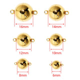 2pcs Stainless Steel Magnetic Clasps For Jewelry Making
