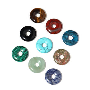 2pcs Natural Stone Safety Buckle for Jewelry Making