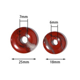 2pcs Natural Stone Safety Buckle for Jewelry Making
