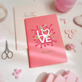 2pcs Love Heart Corner Metal Cutting Dies for Scrapbooking Birthday Cards Making