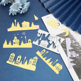 2pcs Metal Winter House Cutting Dies for Scrapbooking DIY