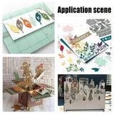 2pcs Metal Winter House Cutting Dies for Scrapbooking DIY
