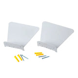 2pcs Modern Iron book shelf wall invisible bookshelf Floating Bookshelf