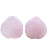 2pcs Pinky Stone Ear Plugs Gauges Flesh Tunnel Piercing Jewelry