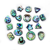 2pcs Abalone Shell Beads Various Shapes for DIY Necklace Making