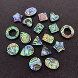 2pcs Abalone Shell Beads Various Shapes for DIY Necklace Making