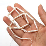 2pcs Freshwater Baroque Pearl Toothpick Pendant