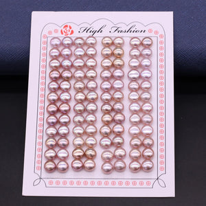 2pcs Freshwater Pearl 2.5-13mm Half Hole Earring Beads for Jewelry Making DIY
