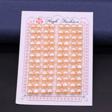 2pcs Freshwater Pearl 2.5-13mm Half Hole Earring Beads for Jewelry Making DIY