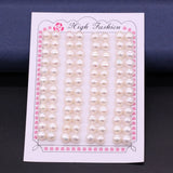 2pcs Freshwater Pearl 2.5-13mm Half Hole Earring Beads for Jewelry Making DIY