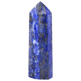 2pcs Natural Lapis Lazuli Stone Hexagonal Points Wand Decoration