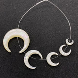 2pcs Natural Sea Shell DIY Necklace Earrings Bracelet Charm Jewelry Making