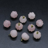 2pcs Stone Green Aventurines Rose Quartzs Yellow Jades Pendant