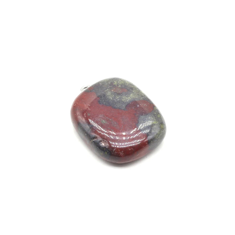 2pcs Amethyst Quartz Tiger Eye Square Stone Charms