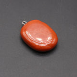 2pcs Amethyst Quartz Tiger Eye Square Stone Charms