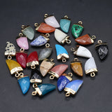 Natural Stone Pendant Irregular Quartz Healing Crystals Charms