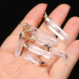 Natural Stone Reiki Heal Pendant for Earring Necklace Making