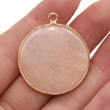 2pcs Labradorite Aventurine Charms Pendants for Necklace Earrings