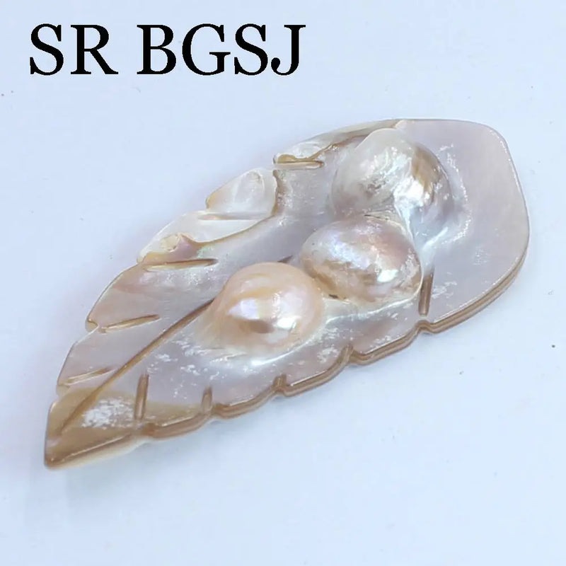 2pcs Pearl Oyster For Jewelry Pendant DIY Mother Of Pearl