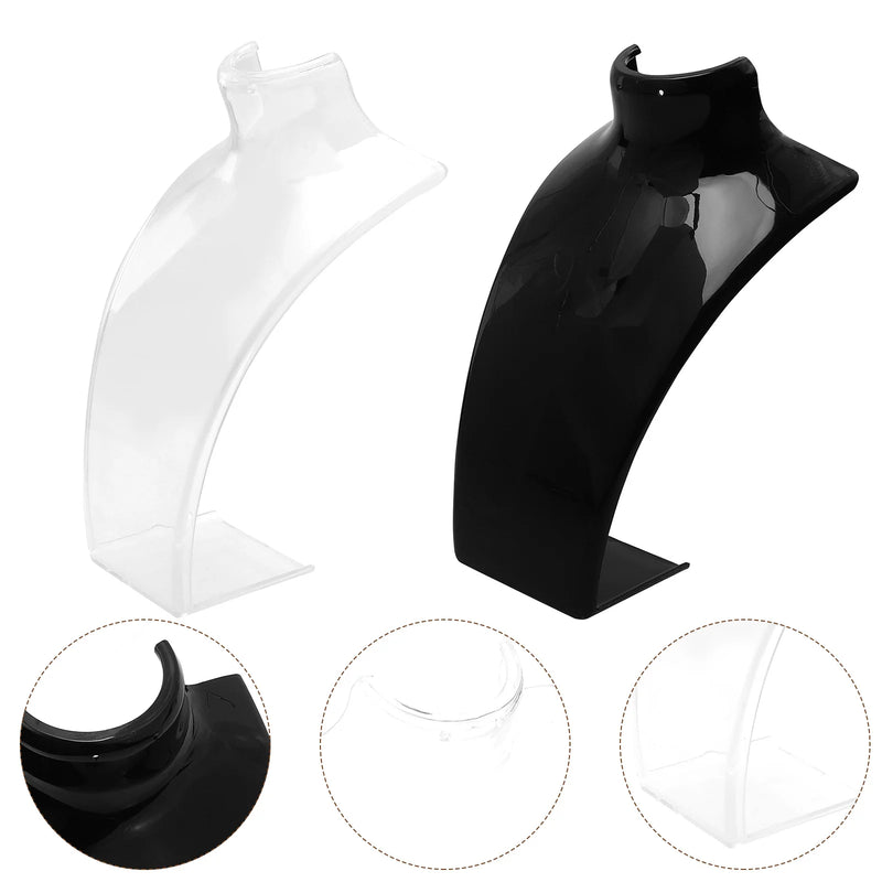 2pcs Necklace Display Rack Choker Display Stand