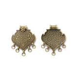 2pcs Bronze Butterfly Elephant Leopard Charms Pendant for Jewelry Making
