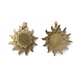 2pcs Bronze Butterfly Elephant Leopard Charms Pendant for Jewelry Making